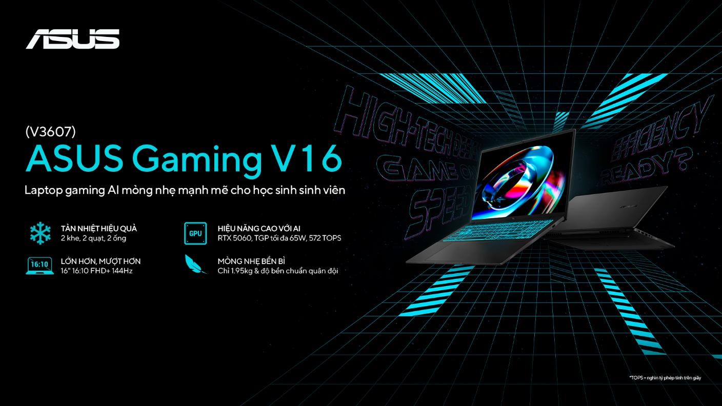 Asus Ra Mat Asus Gaming V16 5