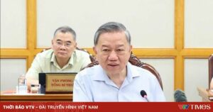 Vna Potal Tong Bi Thu Chu Tri Hop Bo Chinh Tri Ve Tien Do Sap Xep To Chuc Bo May Va Don Vi Hanh Chin