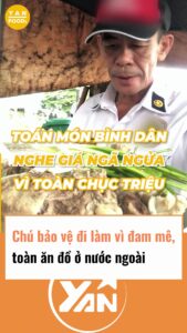 Chú Bảo Vệ Đi Làm Vì Đam Mê Toàn Ăn Đồ Ăn Nước Ngoài