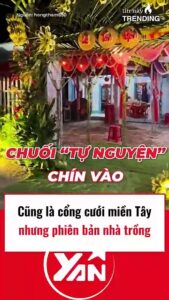 Cổng Cưới Miền Tây Phiên Bản Nhà Trồng