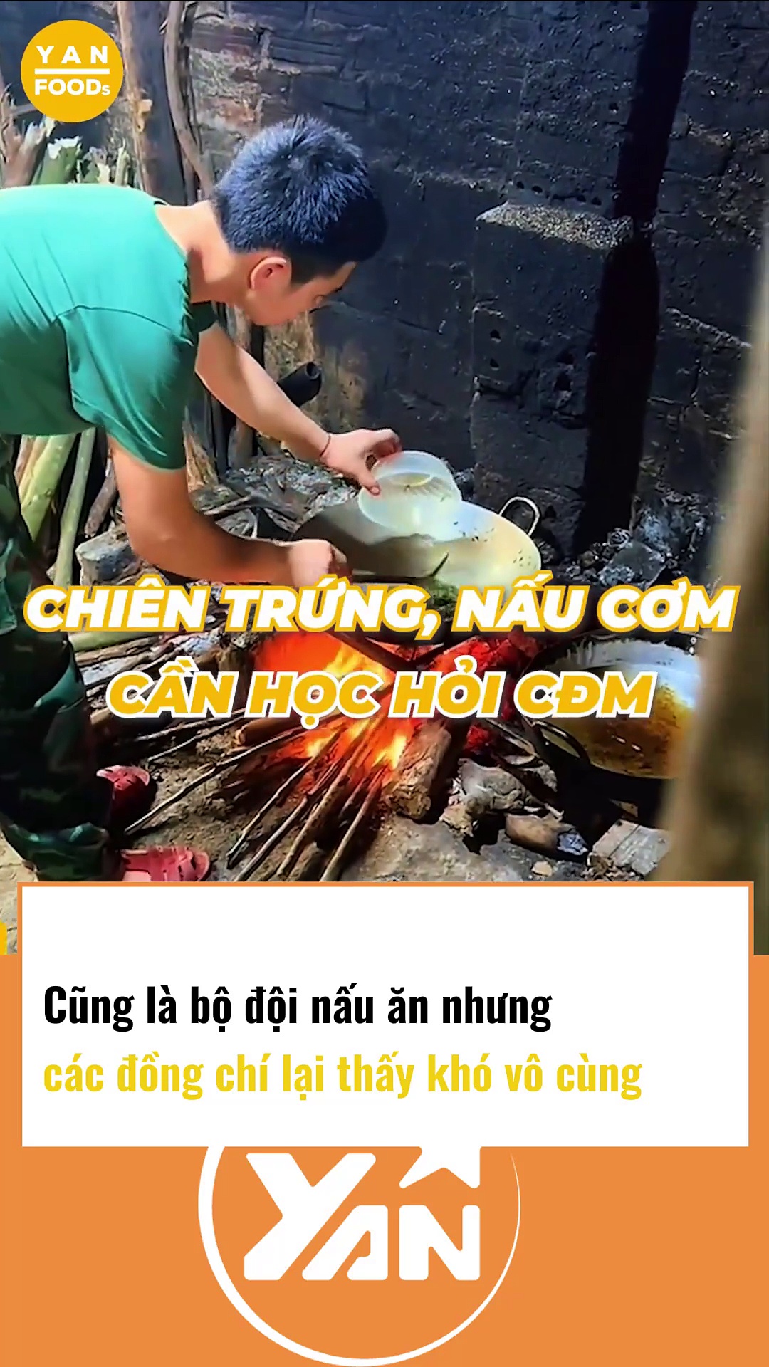 Cùng Là Bộ Đội Khi Nấu Ăn Nhưng Có Người Lại Gây Khó Chịu Vô Cùng