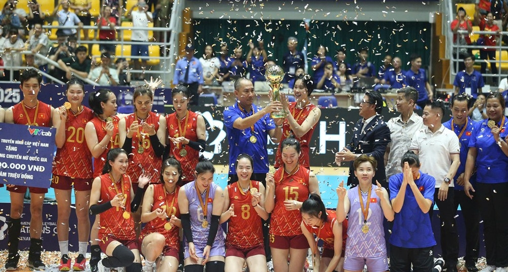 Bong Chuyen Nu Viet Nam Lan Thu 3 Len Tiep Vo Dich Avc Nations Cup 100957