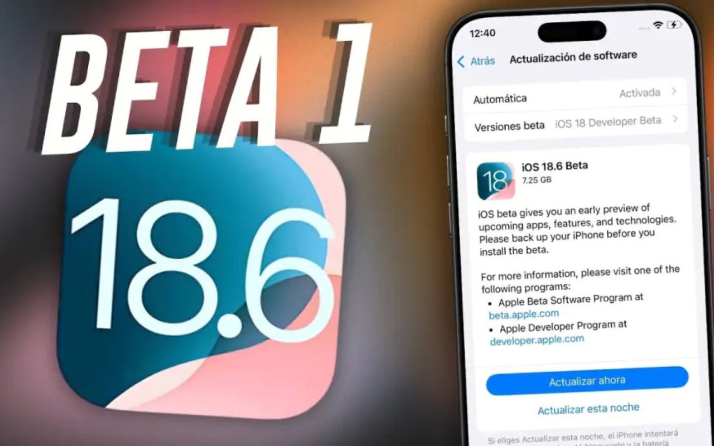 Ios 18 6 Beta 1 1