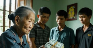 Me Ban Nha Chia Tien Cho 3 Con Chung Toi Bat Khoc Khi Biet Su That Dau Long 1593