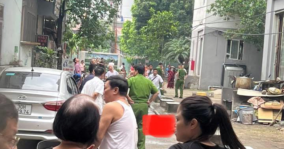 Sau Tieng Ram Lon Nguoi Dan Ong Roi Xuong Tu Vong O Khu Chung Cu Ha Noi 105954